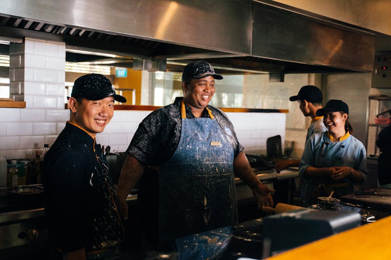 Pizza Ranch team working together in the kitchen